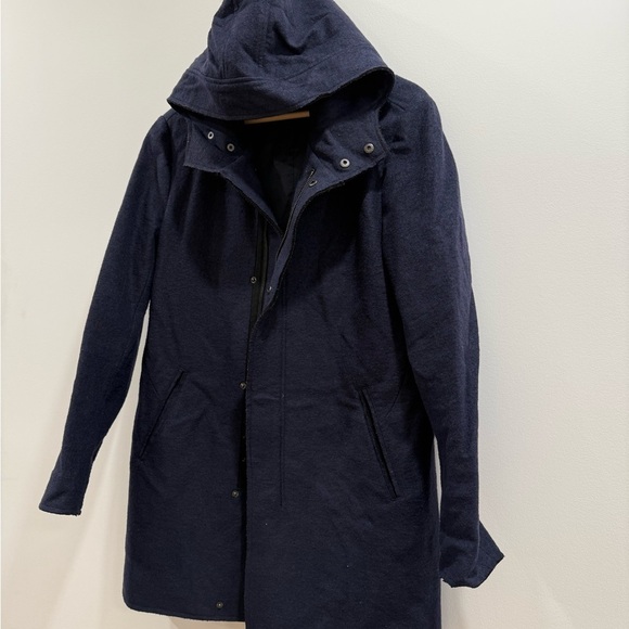 ✨Host pick✨Men's Elegant Navy Trench Coat - Picture 3 of 9